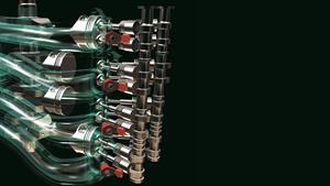 4-sylindret rekkemotor med DOHC og 16 ventiler.